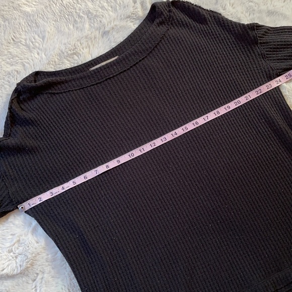 Free People | Black North Shore Thermal | S - Picture 14 of 16